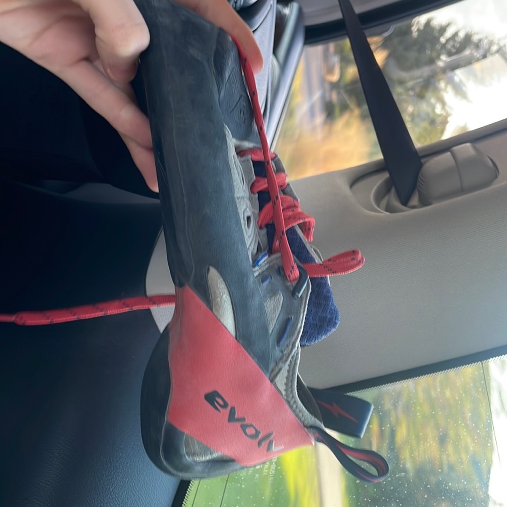 Evolv climbing shoes